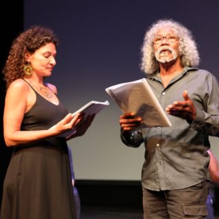 Burning House. Kamarra Bell Wykes, PJ Rosas. PHOTO CREDIT: MEREDITH REHBURG
